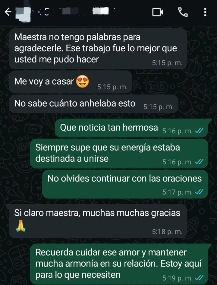 Testimonio Alejamiento